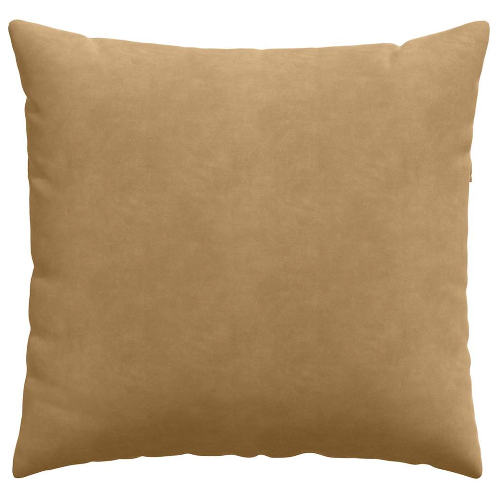 vidaXL Poduszki na sofę 2 pcs Brązowy 45 x 45 cm Tkanina sztruksowa