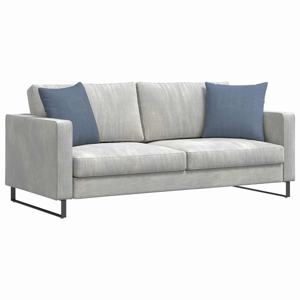 vidaXL Poduszki na sofę 2 pcs Niebieski 45 x 45 cm Tkanina sztruksowa