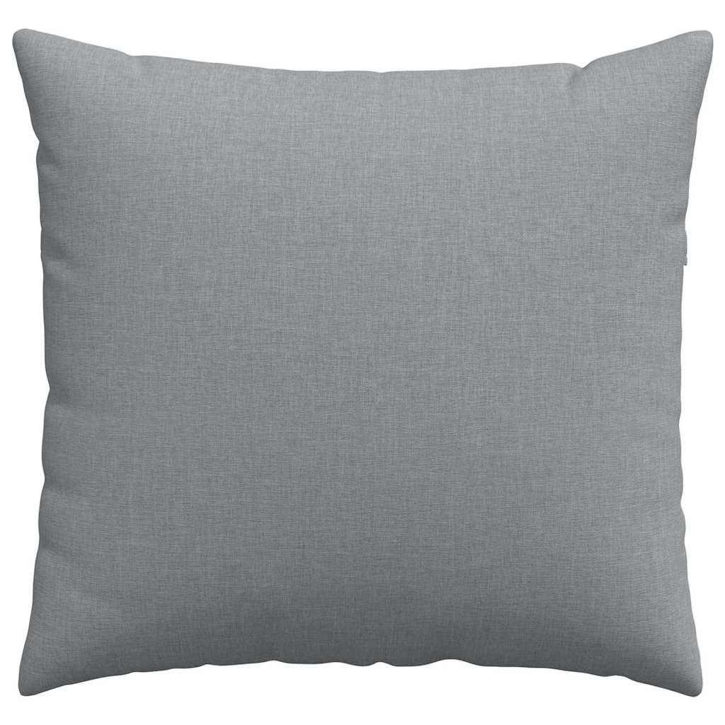 vidaXL Poduszki na sofę 2 pcs Jasnoszary 50 x 50 cm tkanina