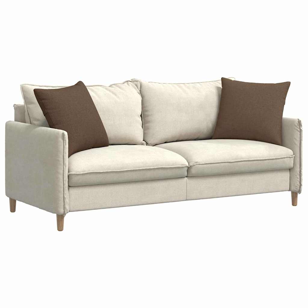 vidaXL Poduszki na sofę 2 pcs Brązowy 50 x 50 cm tkanina