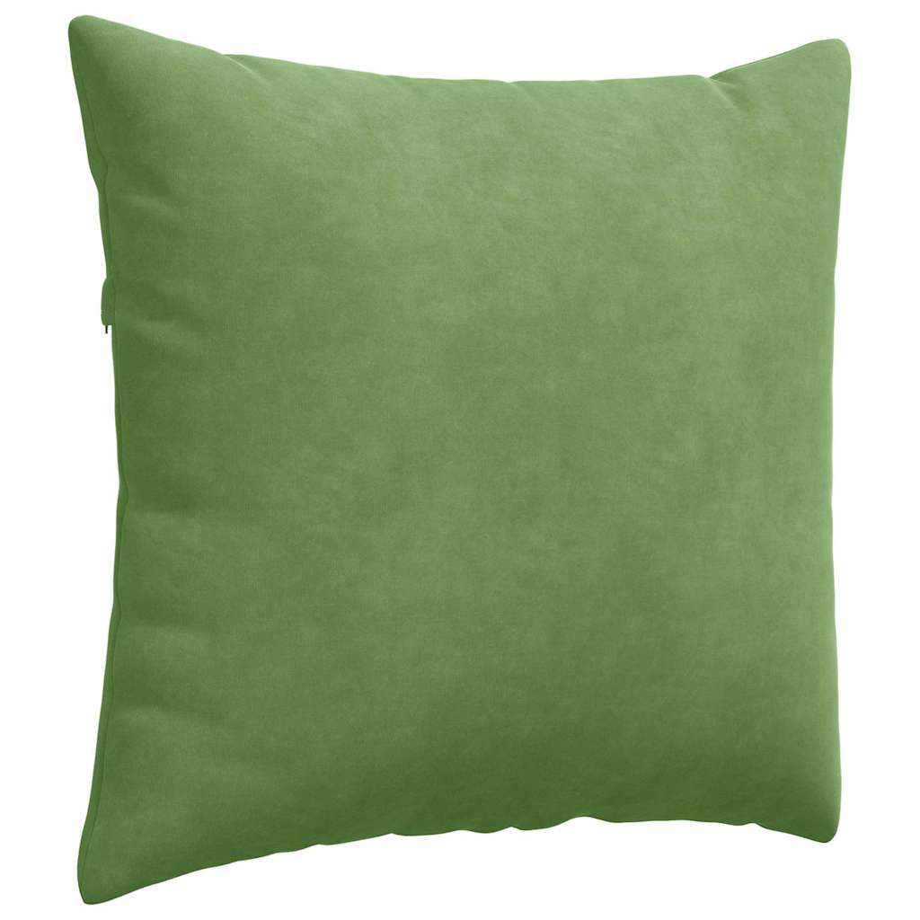 vidaXL Poduszki na sofę 2 pcs Jasnozielony 50 x 50 cm