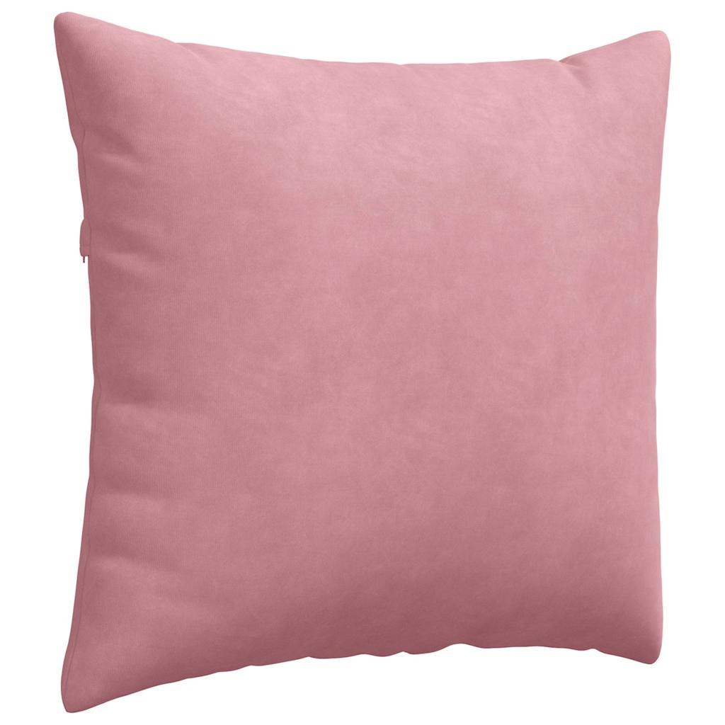 vidaXL Poduszki na sofę 2 pcs Różowy 50 x 50 cm Tkanina sztruksowa