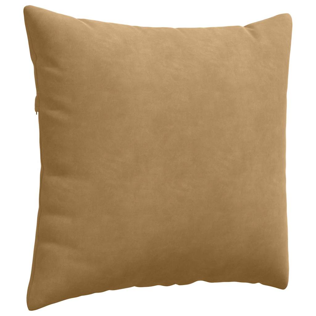 vidaXL Poduszki na sofę 2 pcs Brązowy 50 x 50 cm Tkanina sztruksowa