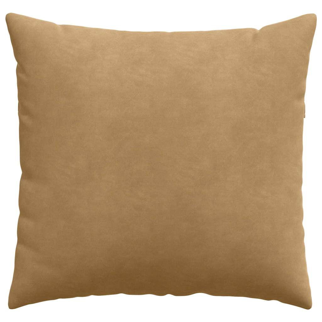 vidaXL Poduszki na sofę 2 pcs Brązowy 50 x 50 cm Tkanina sztruksowa