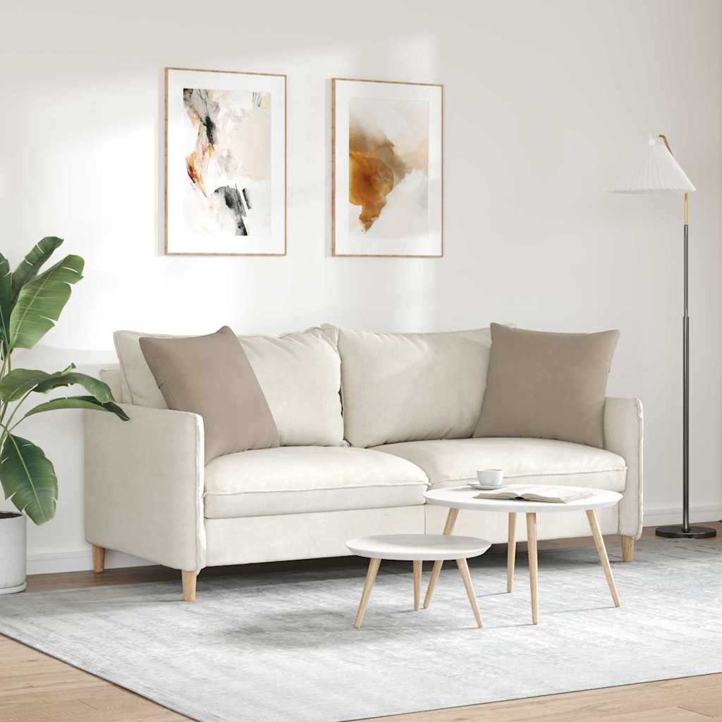 vidaXL Poduszki na sofę 2 pcs Ciemnoszary 50 x 50 cm tkanina