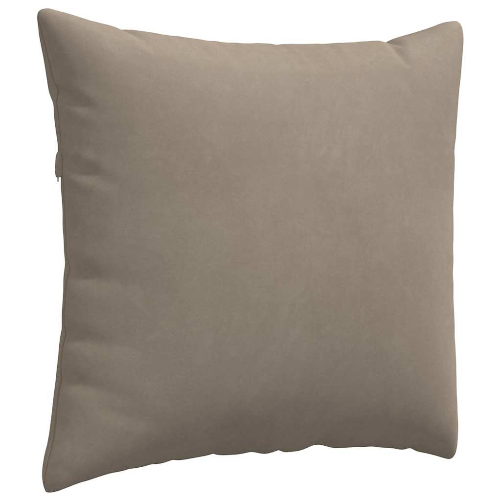 vidaXL Poduszki na sofę 2 pcs Ciemnoszary 50 x 50 cm tkanina