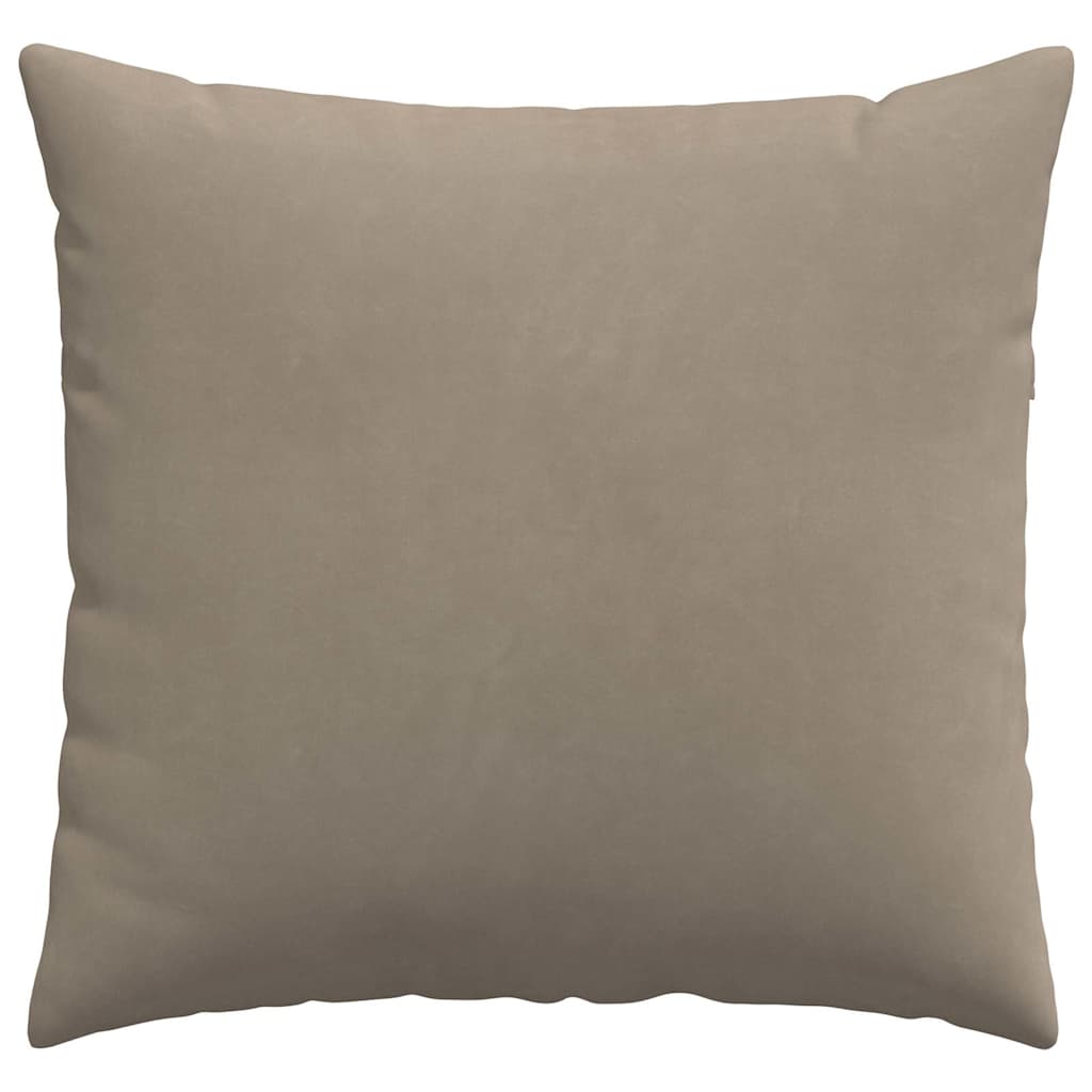 vidaXL Poduszki na sofę 2 pcs Ciemnoszary 50 x 50 cm tkanina
