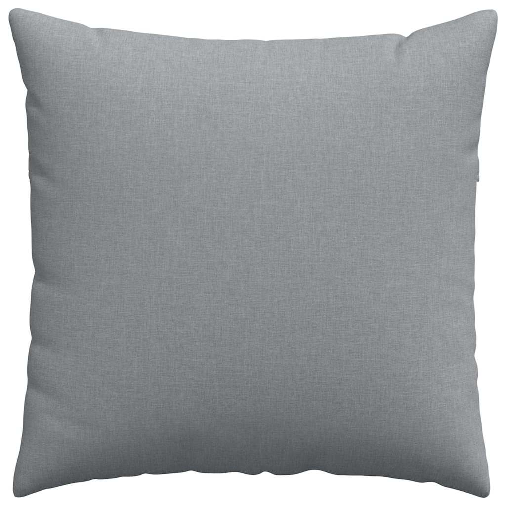 vidaXL Poduszki na sofę 2 pcs Jasnoszary 60 x 60 cm tkanina