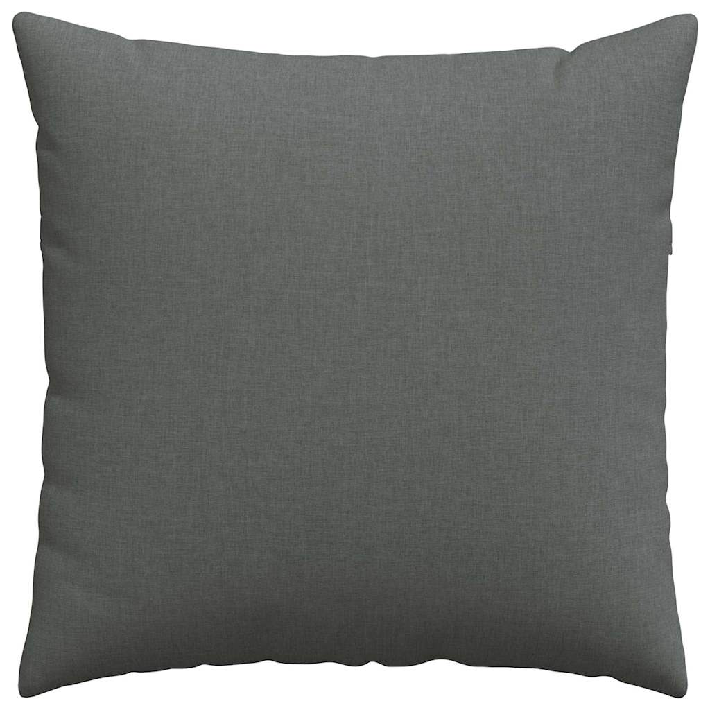 vidaXL Poduszki na sofę 2 pcs Ciemnoszary 60 x 60 cm tkanina