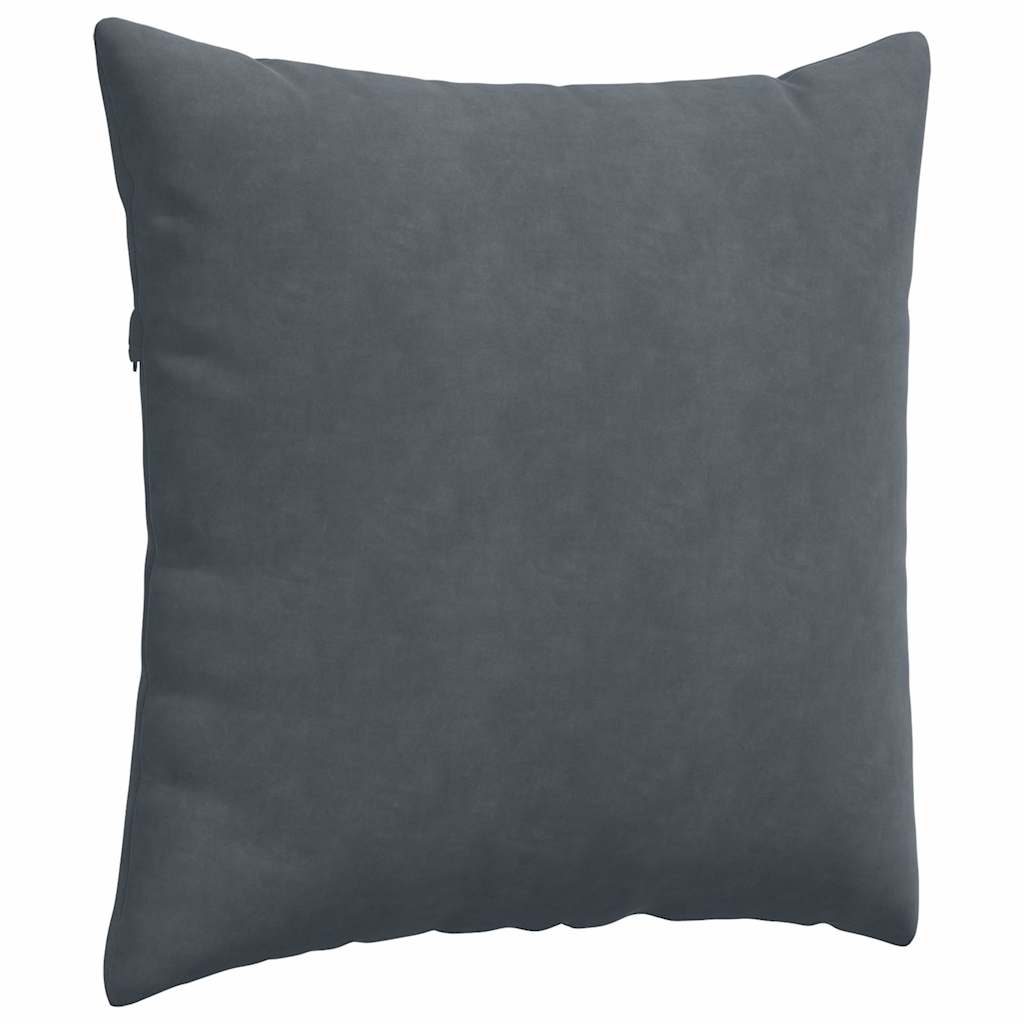 vidaXL Poduszki na sofę 2 pcs Ciemnoszary 60 x 60 cm
