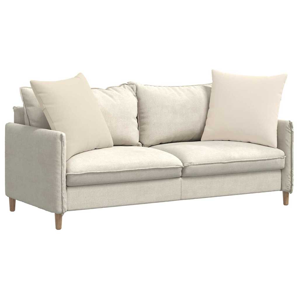 vidaXL Poduszki na sofę 2 pcs Beżowy 60 x 60 cm tkanina