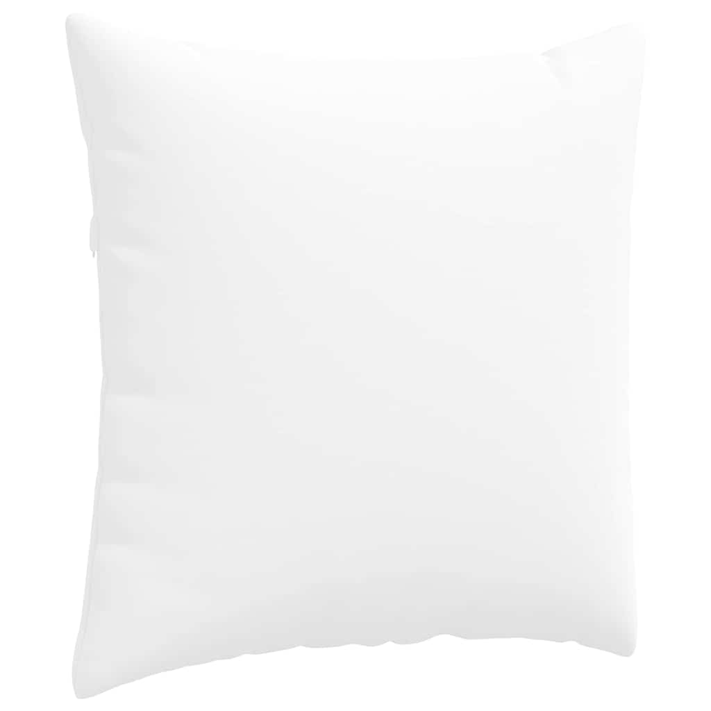 vidaXL Poduszki na sofę 2 pcs Biały 80 x 80 cm tkanina