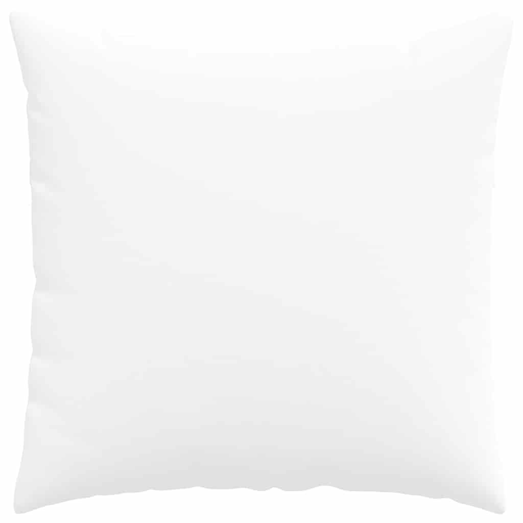 vidaXL Poduszki na sofę 2 pcs Biały 80 x 80 cm tkanina