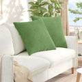 vidaXL Poduszki na sofę 2 pcs jasnozielony 80 x 80 cm