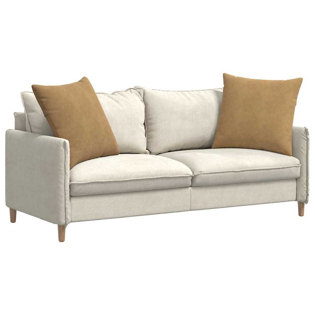 vidaXL Poduszki na sofę 2 pcs Brązowy 80 x 80 cm Tkanina sztruksowa