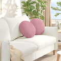 vidaXL Poduszki na siedziska 2 pcs Różowy Ø 40 x 13 cm Aksamit