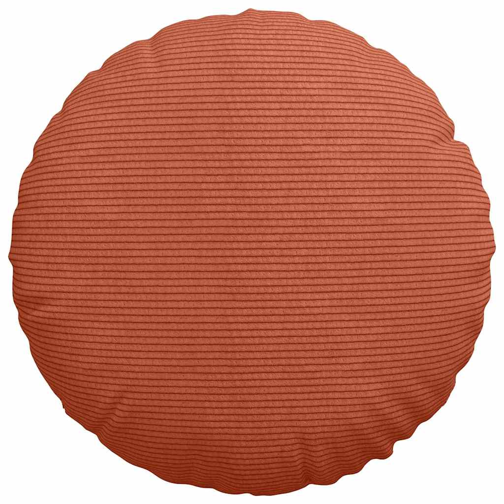 vidaXL Poduszki na siedziska 2 pcs Czerwono-pomarańczowy Ø 40 cm