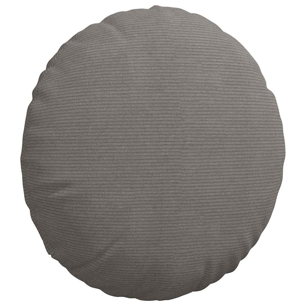 vidaXL Poduszki na siedziska 2 pcs Jasnoszary Ø50 x 19 cm