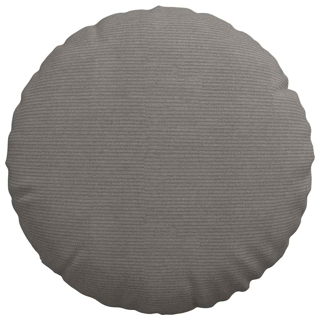 vidaXL Poduszki na siedziska 2 pcs Jasnoszary Ø50 x 19 cm