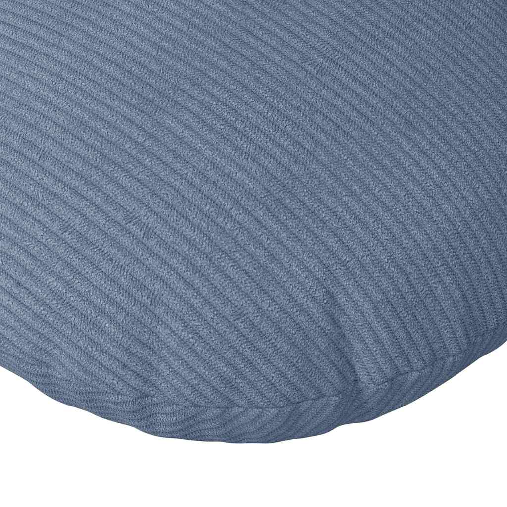 vidaXL Poduszki na siedziska 2 pcs Niebieski Ø50 x 19 cm