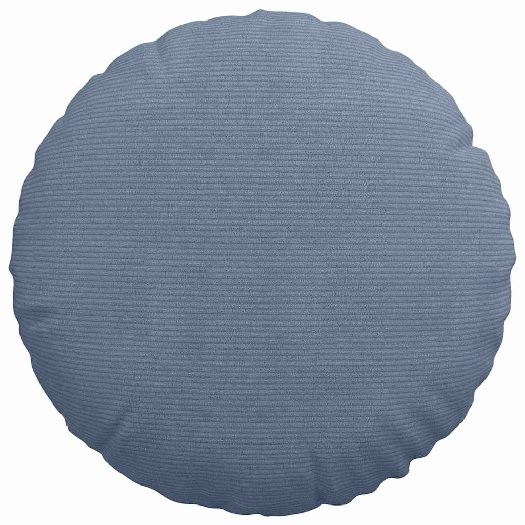vidaXL Poduszki na siedziska 2 pcs Niebieski Ø50 x 19 cm