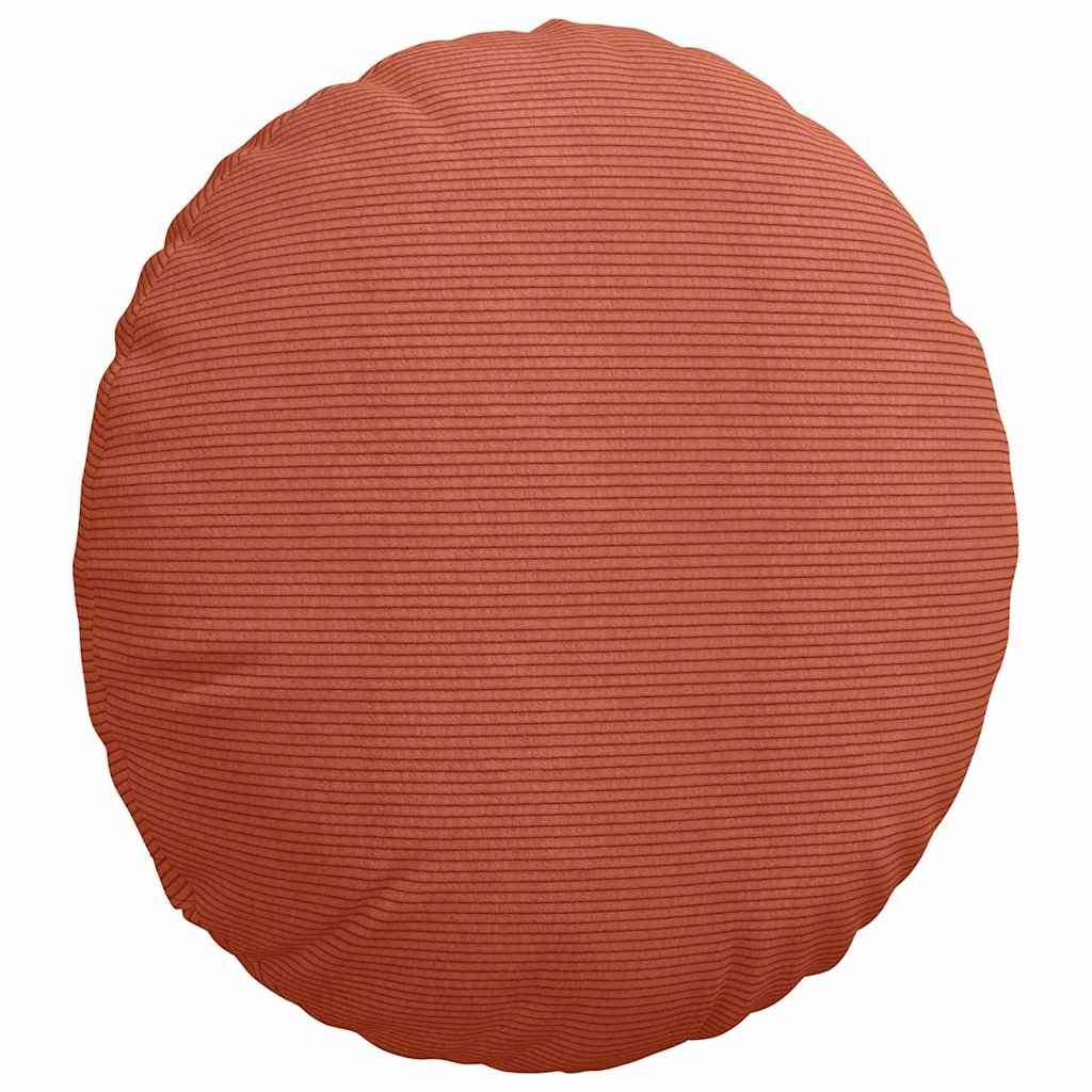 vidaXL Poduszki na siedziska 2 pcs Czerwono-pomarańczowy Ø50 x 19 cm