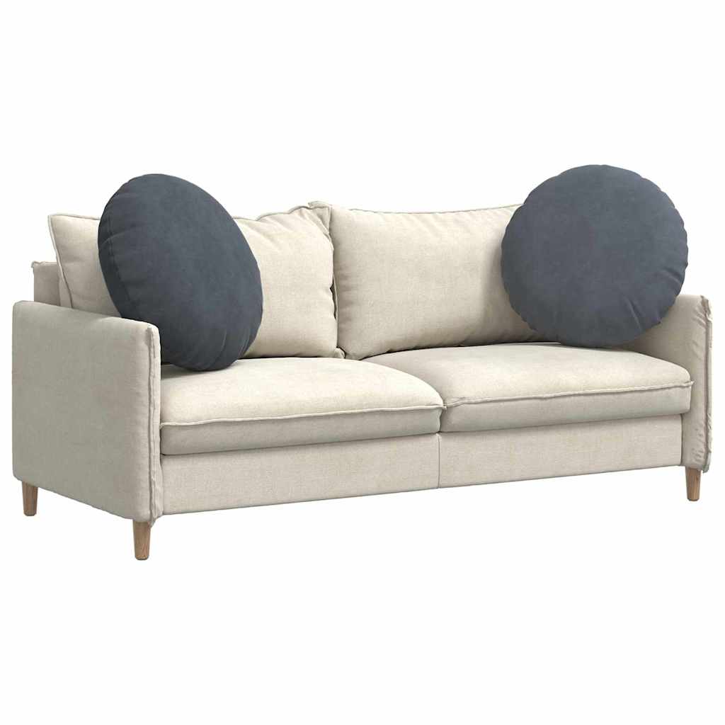 vidaXL Poduszki na siedziska 2 pcs Ciemnoszary Ø60 x 21 cm Aksamit