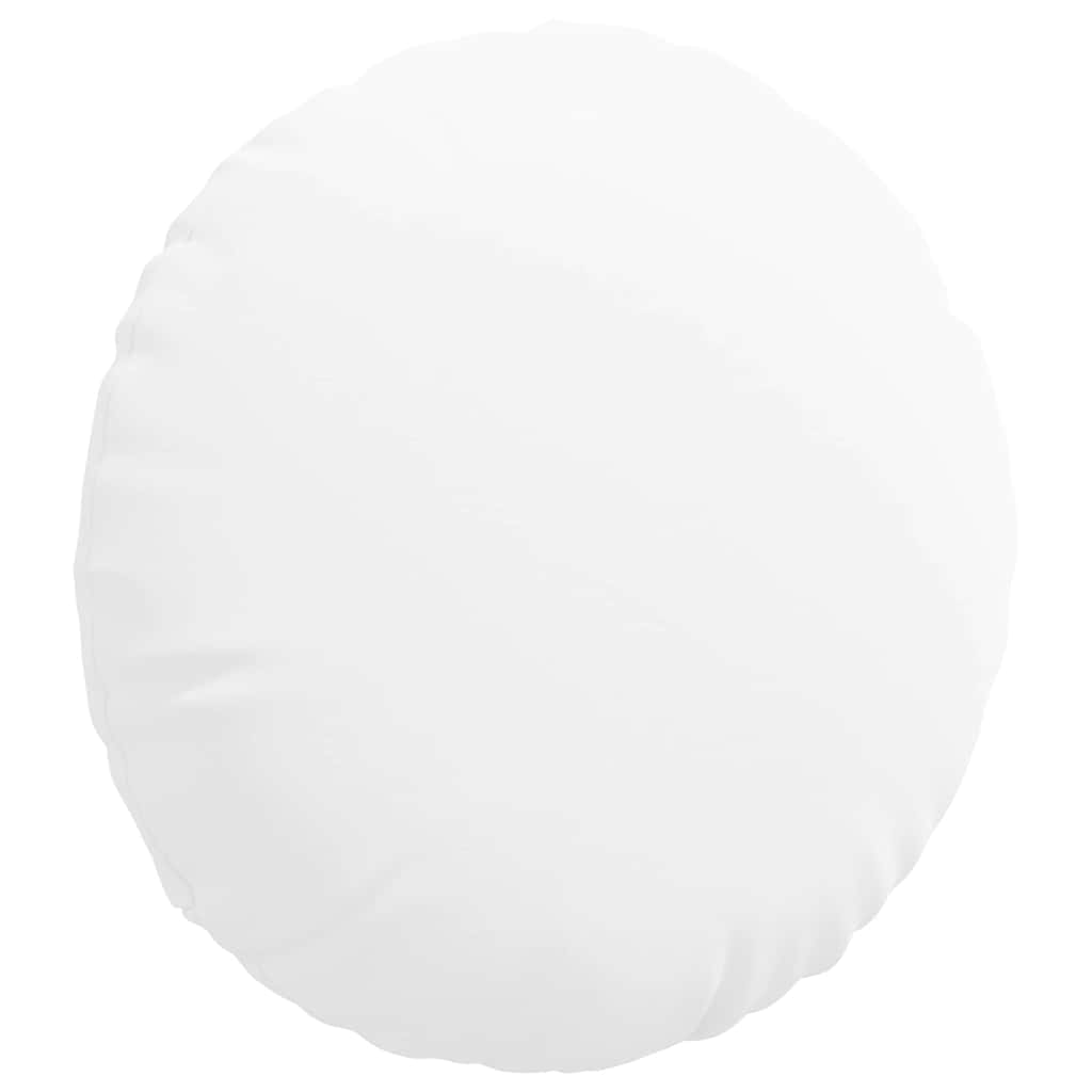 vidaXL Poduszki na siedziska 2 pcs Biały Ø80 x 29 cm tkanina