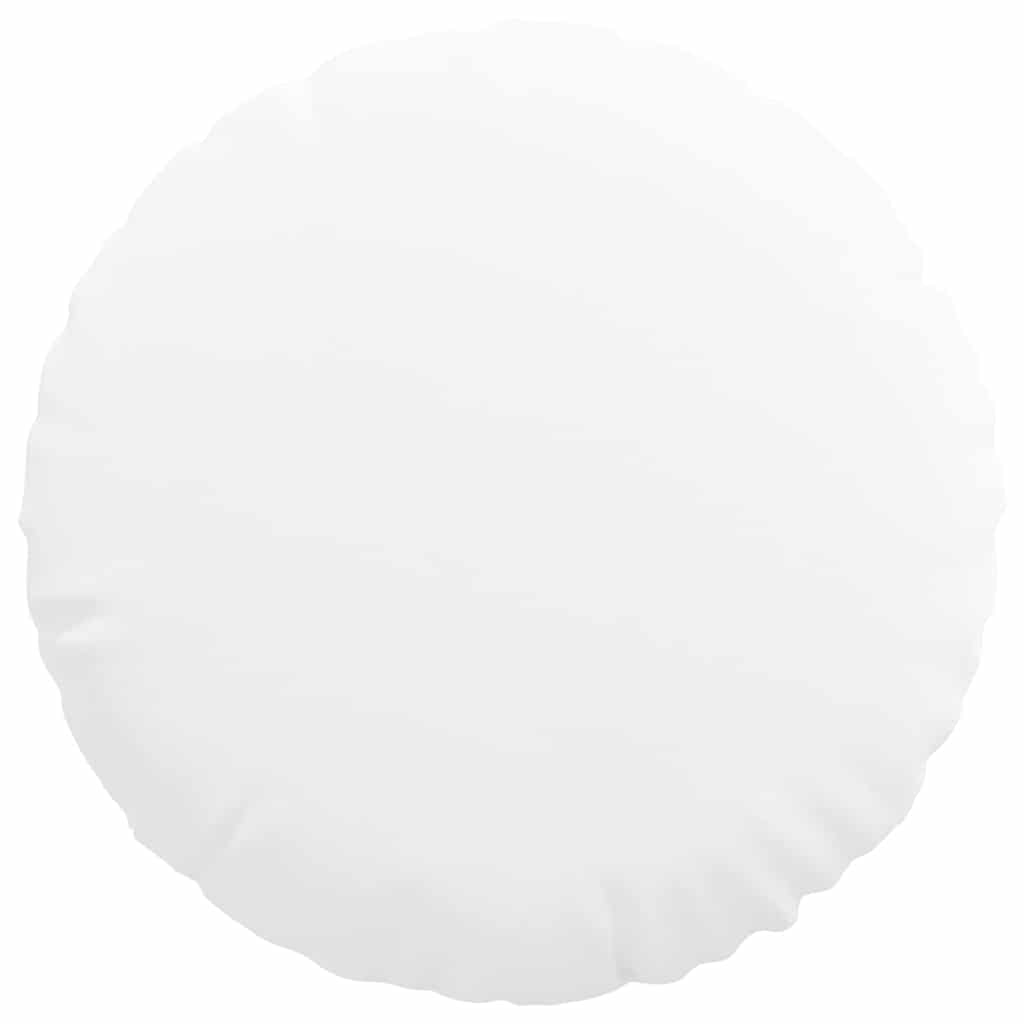 vidaXL Poduszki na siedziska 2 pcs Biały Ø80 x 29 cm tkanina