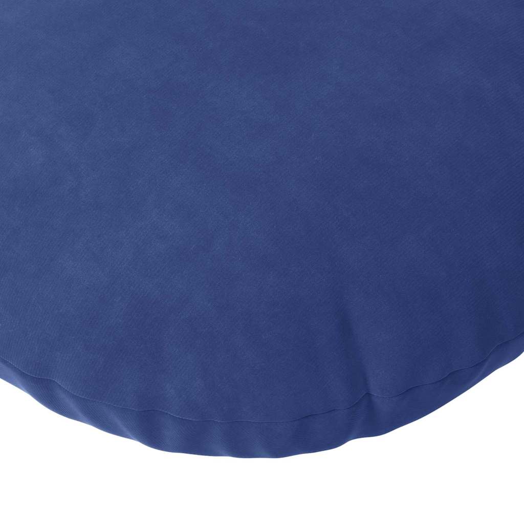 vidaXL Poduszki na siedziska 2 pcs Niebieski policyjny Ø 40 x 13 cm