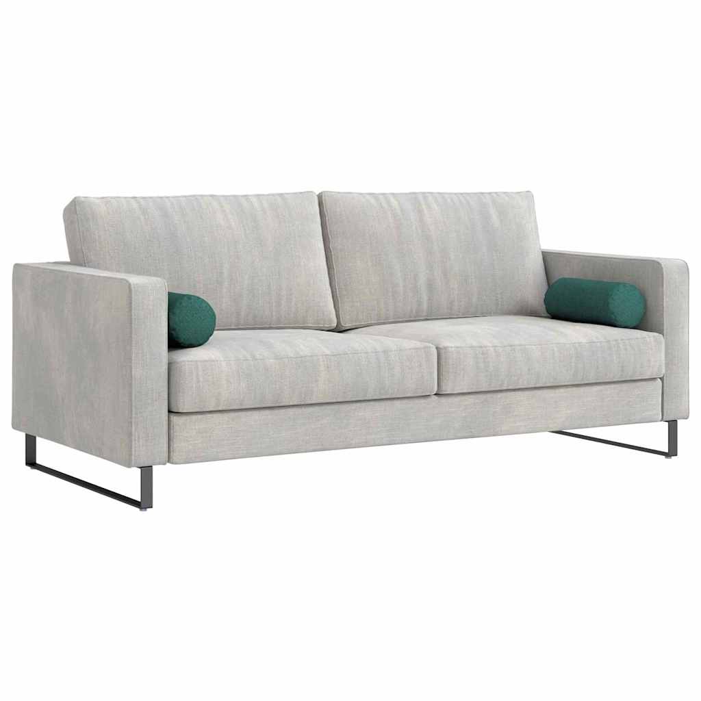 vidaXL Poduszki Wałkowe 2 pcs Ciemna zieleń Ø 15 x 40 cm tkanina
