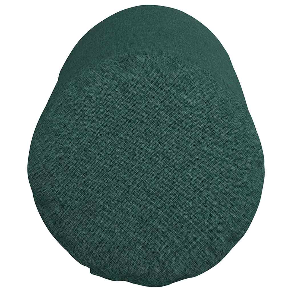 vidaXL Poduszki Wałkowe 2 pcs Ciemna zieleń Ø 15 x 40 cm tkanina