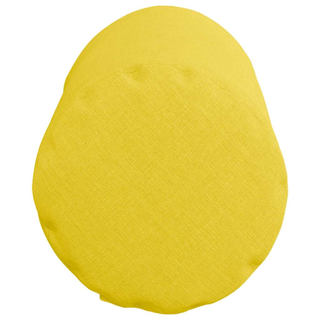vidaXL Poduszki Wałkowe 2 pcs Jasnożółty Ø 15 x 40 cm tkanina