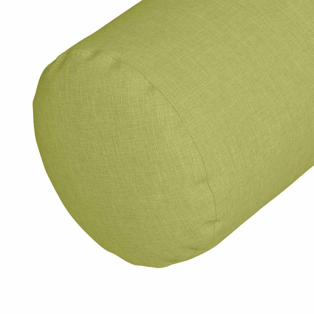 vidaXL Poduszki Wałkowe 2 pcs Jasnozielony Ø 15 x 40 cm tkanina