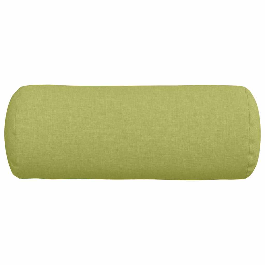 vidaXL Poduszki Wałkowe 2 pcs Jasnozielony Ø 15 x 40 cm tkanina