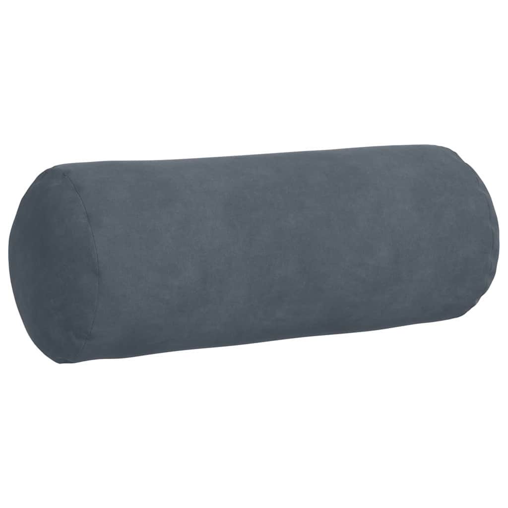 vidaXL Poduszki Wałkowe 2 pcs Ciemnoszary Ø 15 x 40 cm