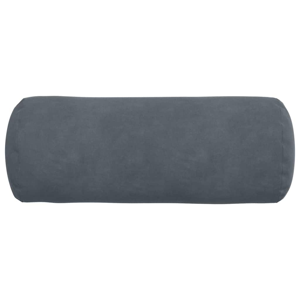 vidaXL Poduszki Wałkowe 2 pcs Ciemnoszary Ø 15 x 40 cm