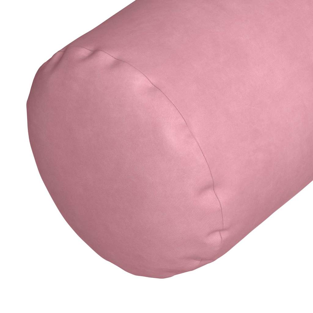 vidaXL Poduszki Wałkowe 2 pcs Różowy Ø 15 x 40 cm Tkanina sztruksowa
