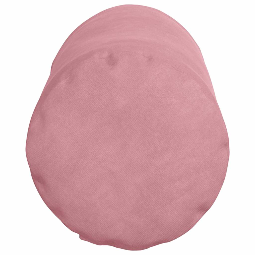 vidaXL Poduszki Wałkowe 2 pcs Różowy Ø 15 x 40 cm Tkanina sztruksowa