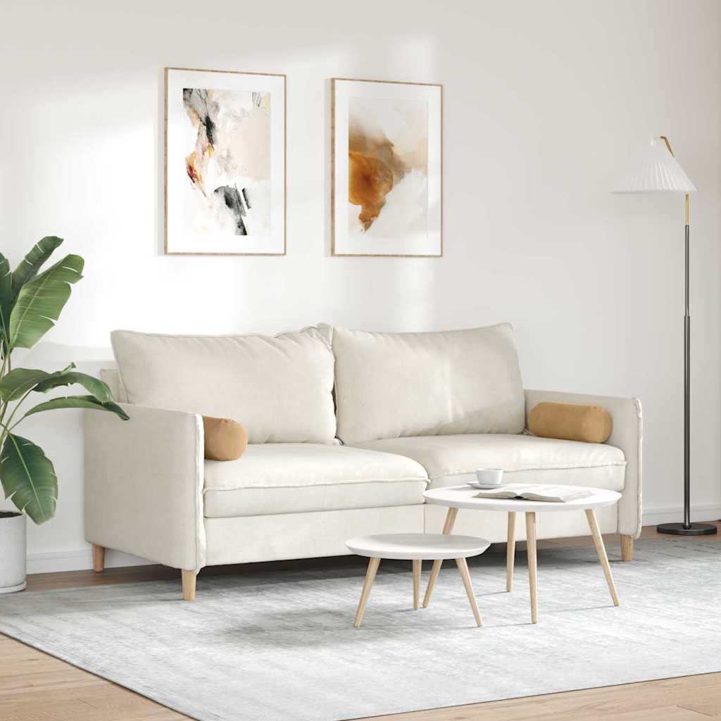 vidaXL Poduszki Wałkowe 2 pcs Brązowy Ø 15 x 40 cm Tkanina sztruksowa