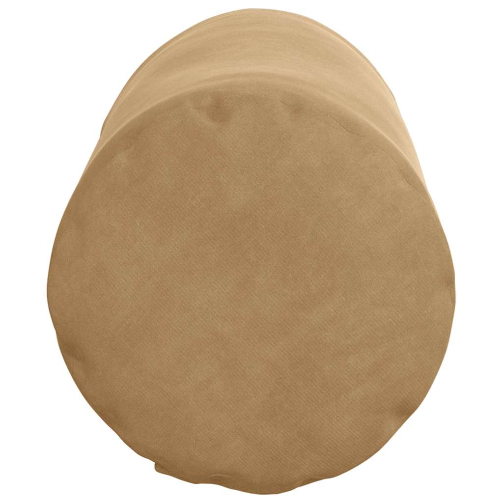 vidaXL Poduszki Wałkowe 2 pcs Brązowy Ø 15 x 40 cm Tkanina sztruksowa