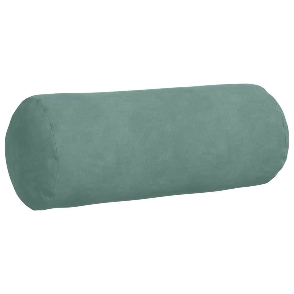 vidaXL Poduszki Wałkowe 2 pcs Zielony morski Ø 15 x 40 cm