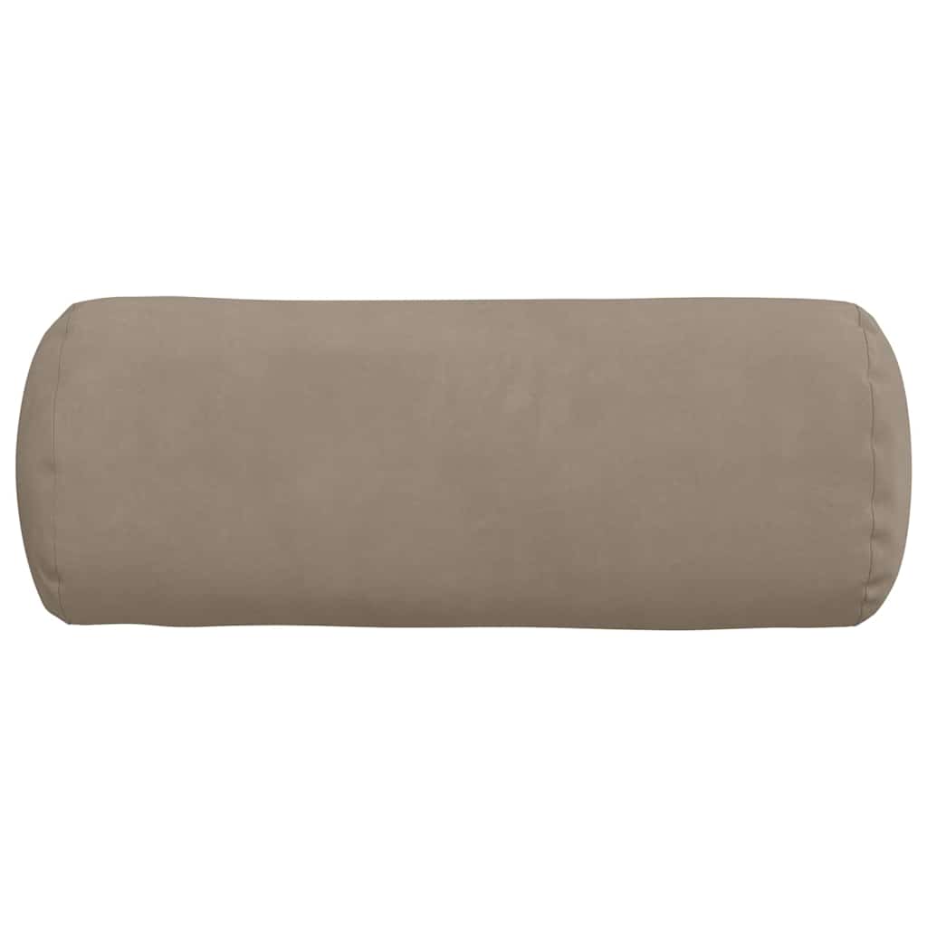 vidaXL Poduszki Wałkowe 2 pcs Ciemnoszary Ø 15 x 40 cm