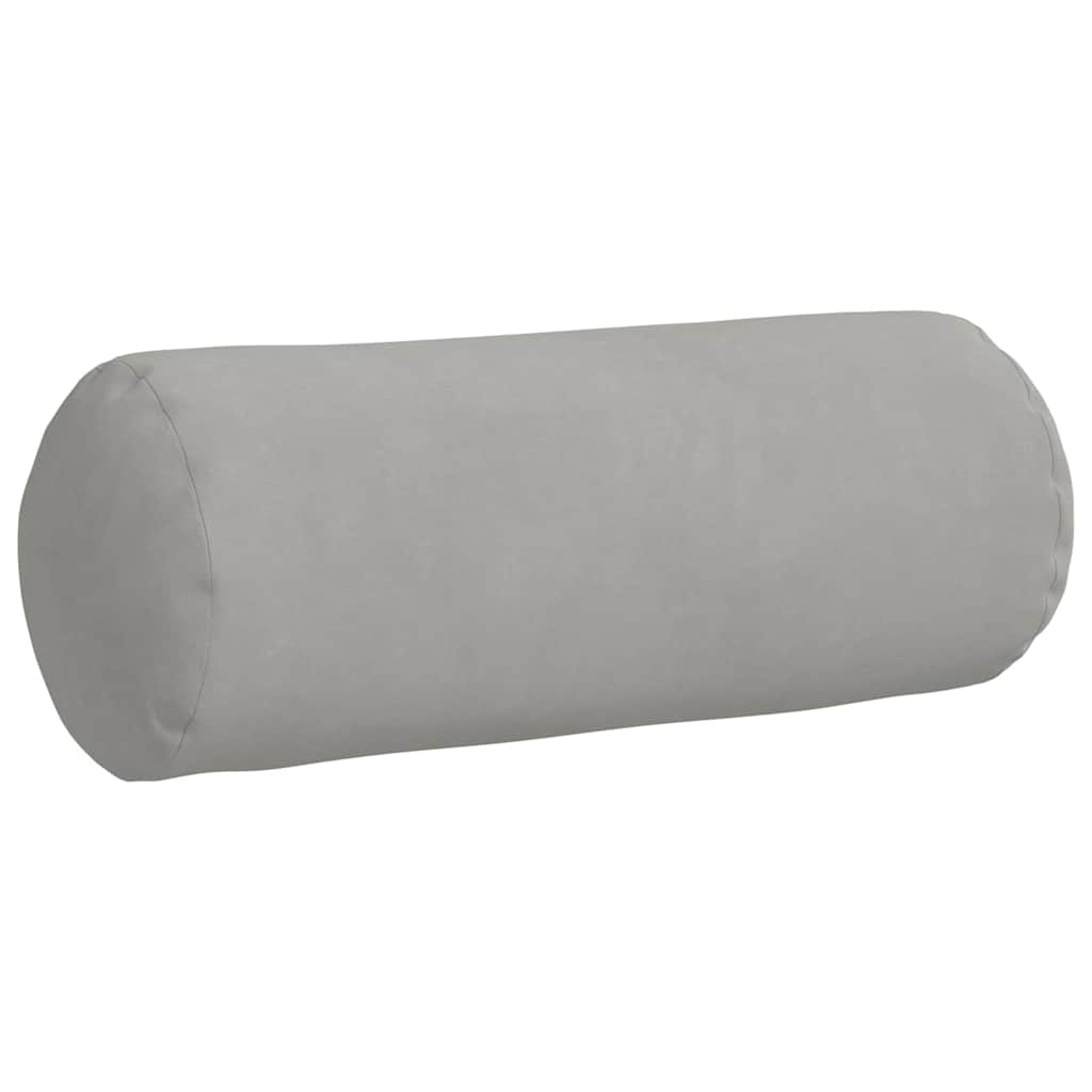 vidaXL Poduszki Wałkowe 2 pcs Jasnoszary Ø 15 x 40 cm