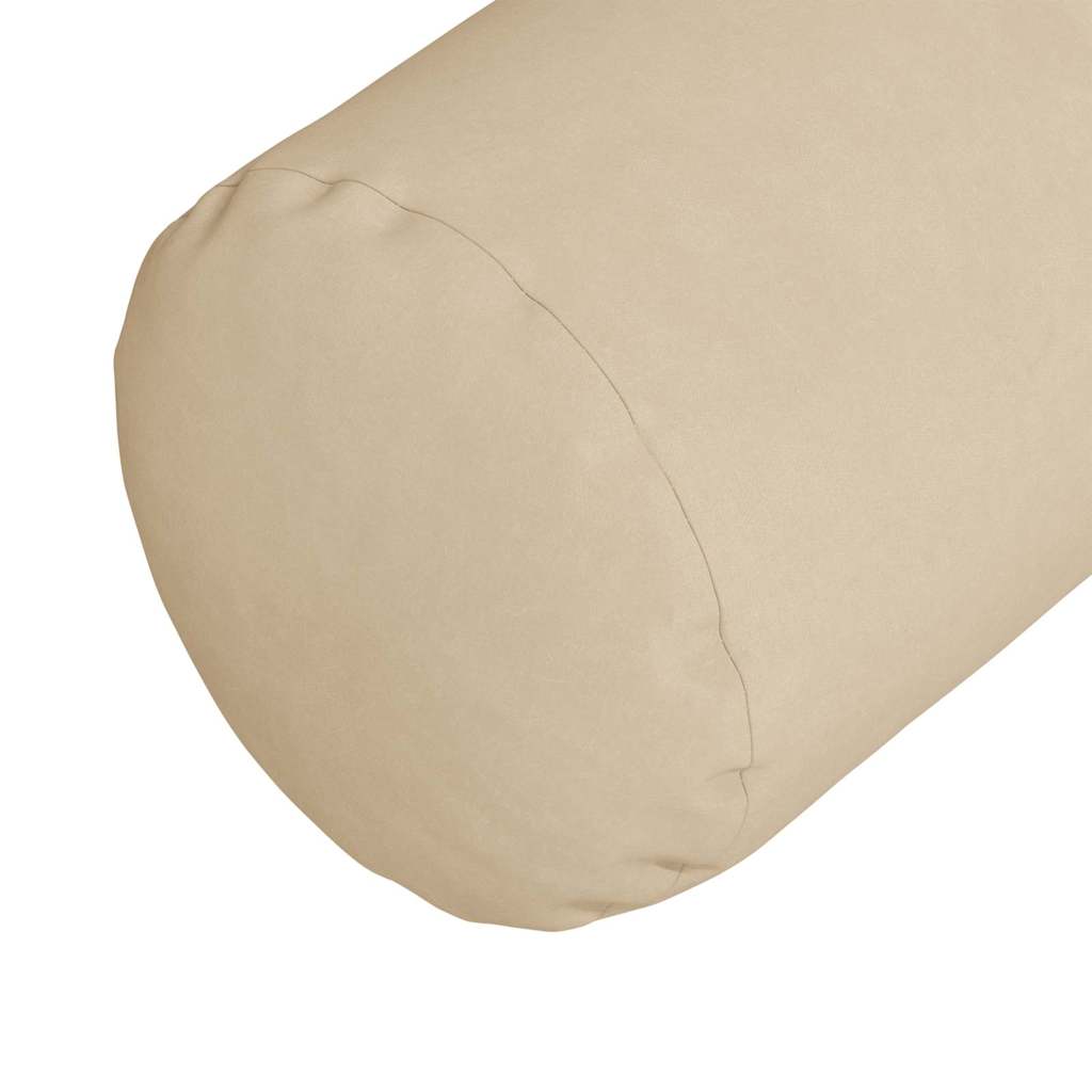 vidaXL Poduszki Wałkowe 2 pcs Kremowy Ø 15 x 40 cm