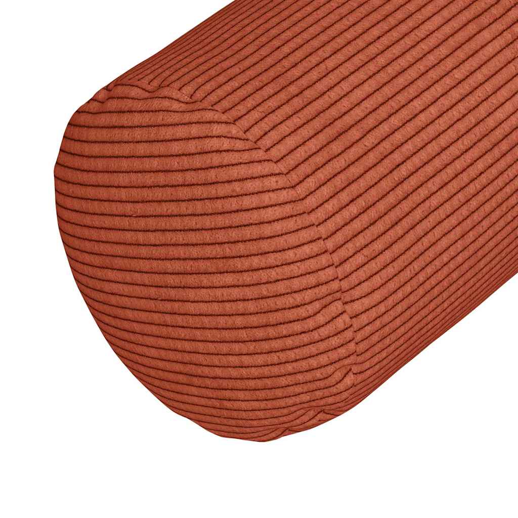 vidaXL Poduszki Wałkowe 2 pcs Czerwono-pomarańczowy Ø 15 x 40 cm