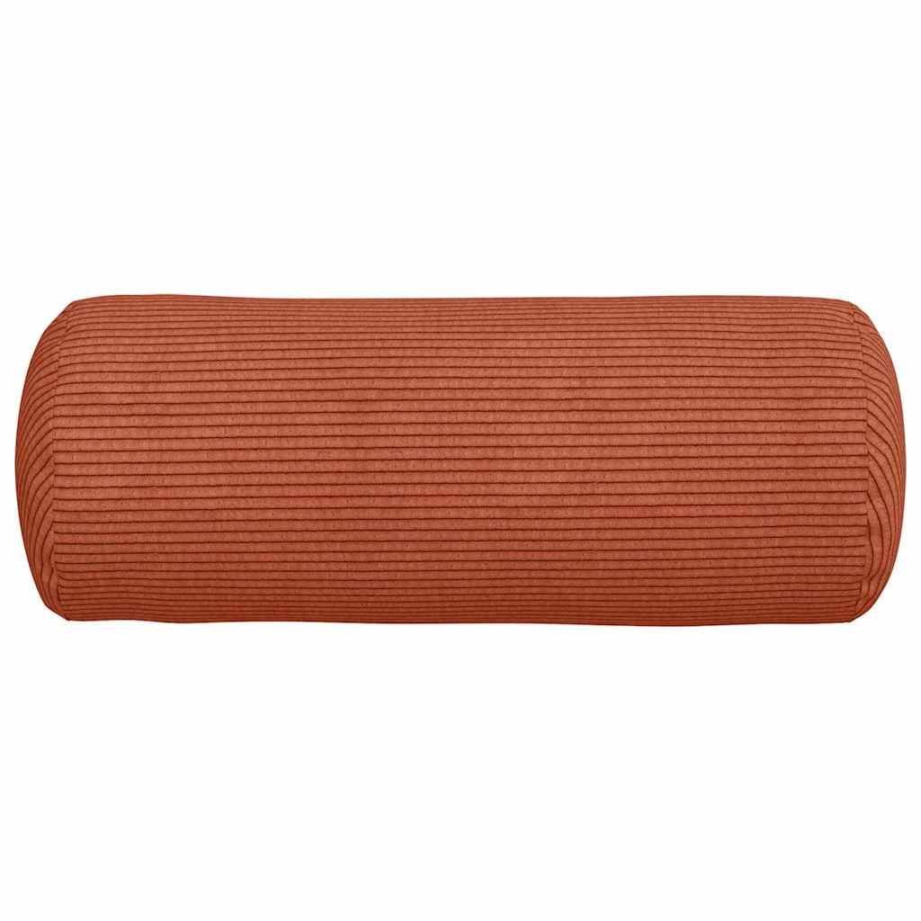 vidaXL Poduszki Wałkowe 2 pcs Czerwono-pomarańczowy Ø 15 x 40 cm
