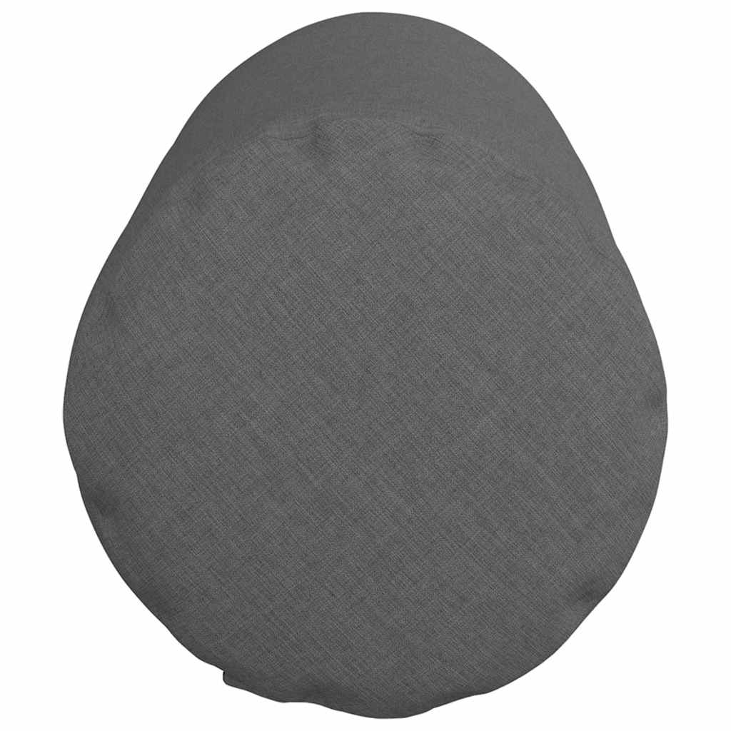 vidaXL Poduszki Wałkowe 2 pcs Ciemnoszary Ø 25 x 70 cm tkanina