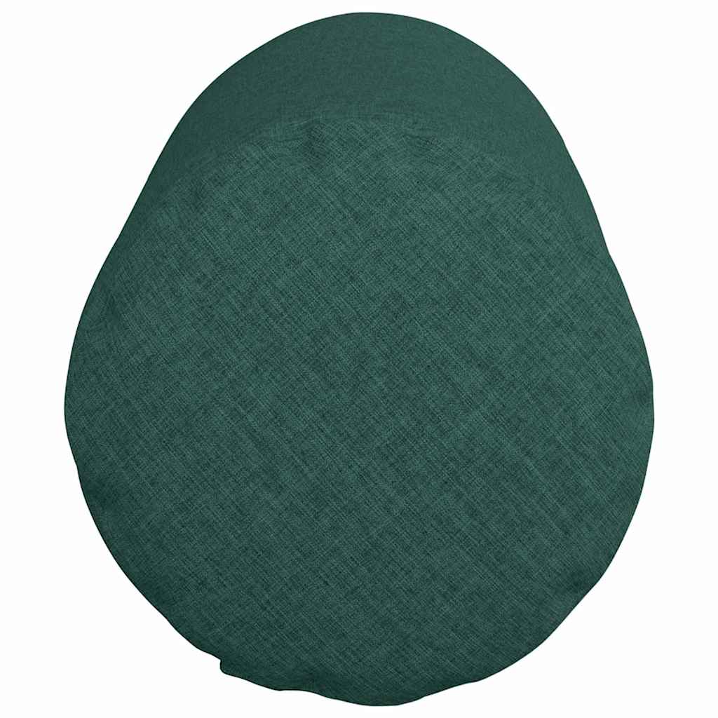 vidaXL Poduszki Wałkowe 2 pcs Ciemna zieleń Ø 25 x 70 cm tkanina