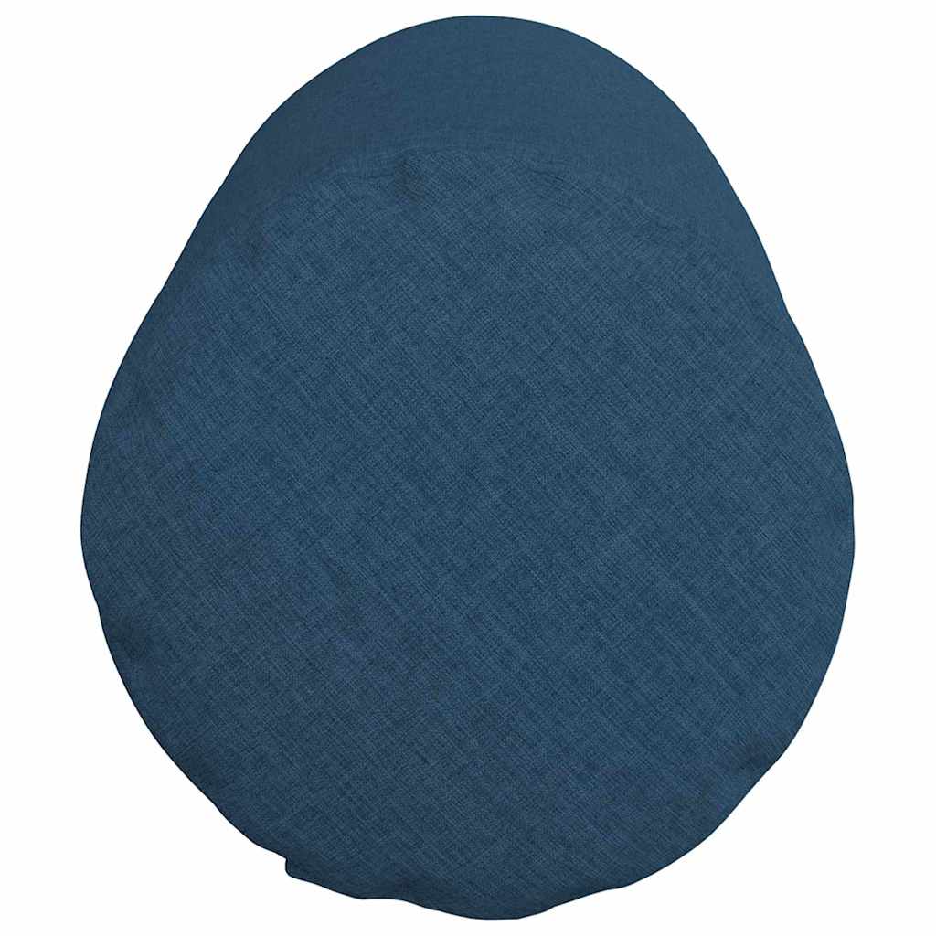 vidaXL Poduszki Wałkowe 2 pcs Niebieski Ø 25 x 70 cm tkanina